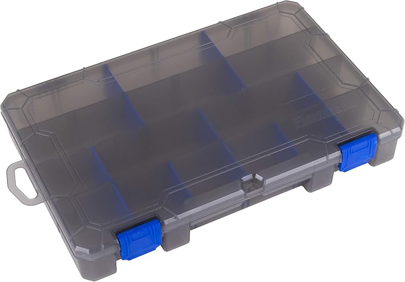 Caja almacenamiento pesca 11x7.25x1.75pulg 24 compartimentos