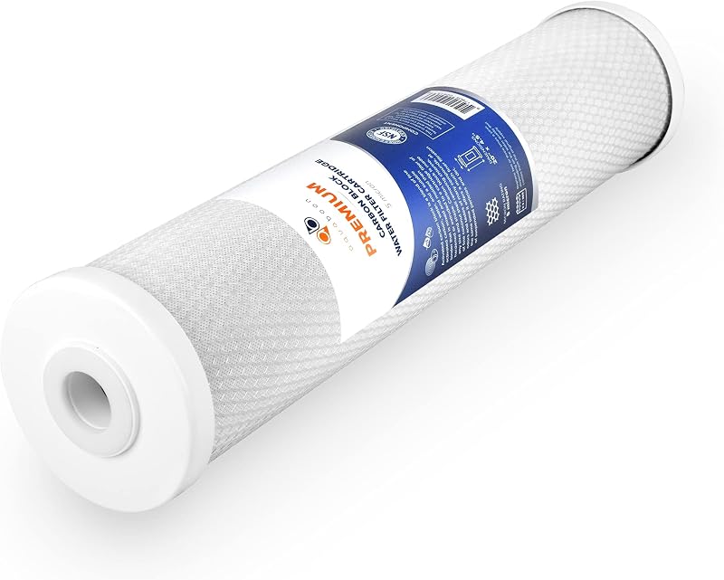 Set filtros agua 5mic 20x4.5 CTO KDF NSF certificados