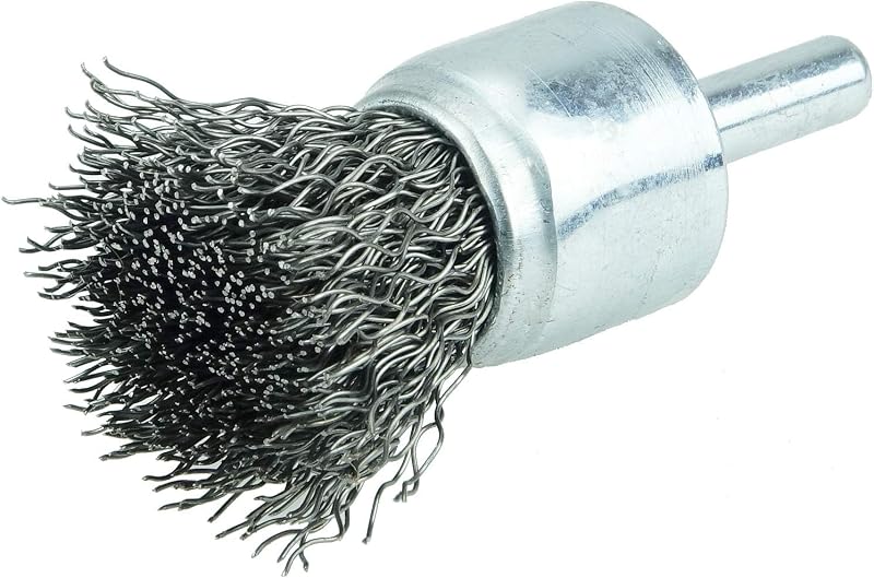 Cepillo alambre prensado 3/4pulg relleno acero 0.020pulg