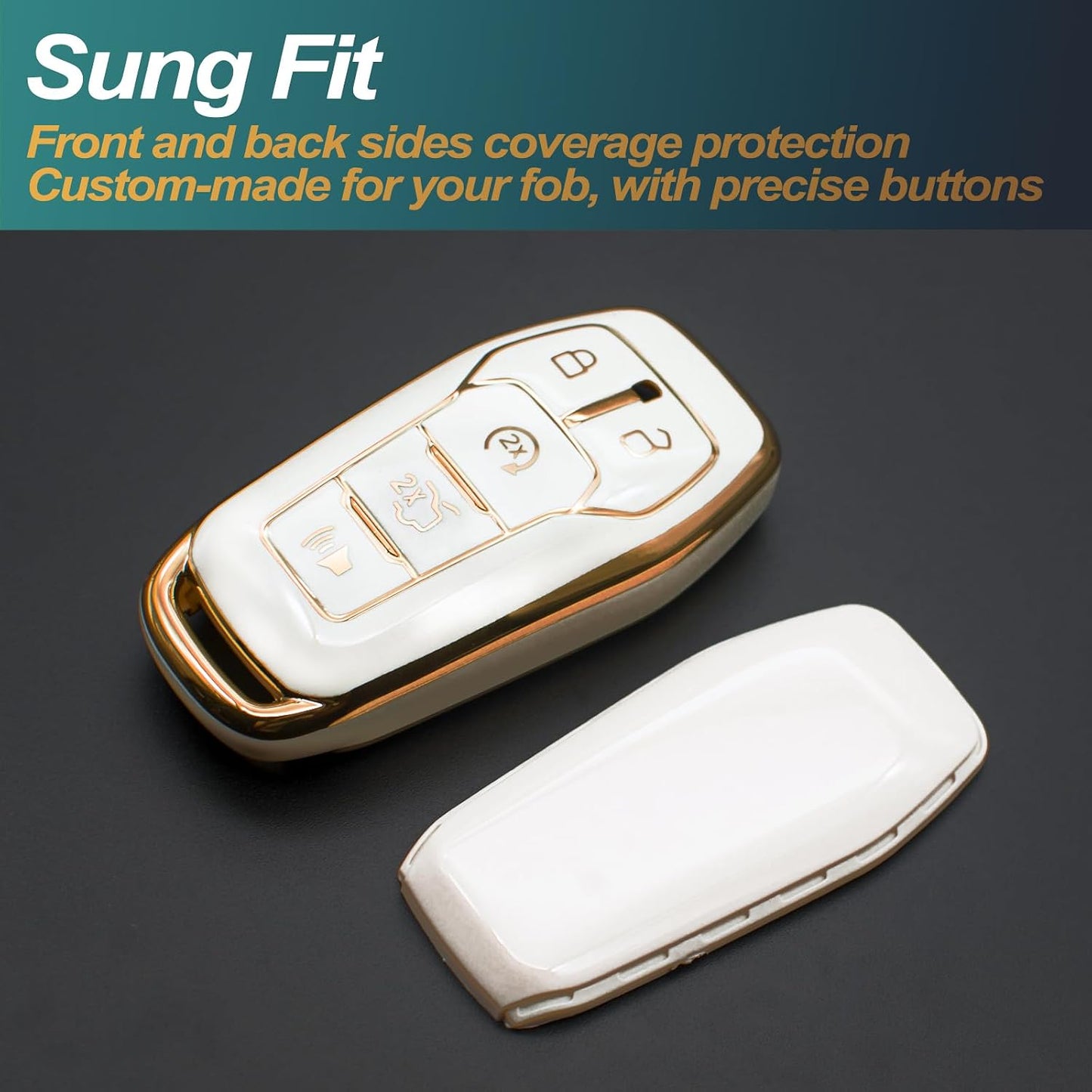 Funda llavero TPU comp Ford Fusion F-150 Edge