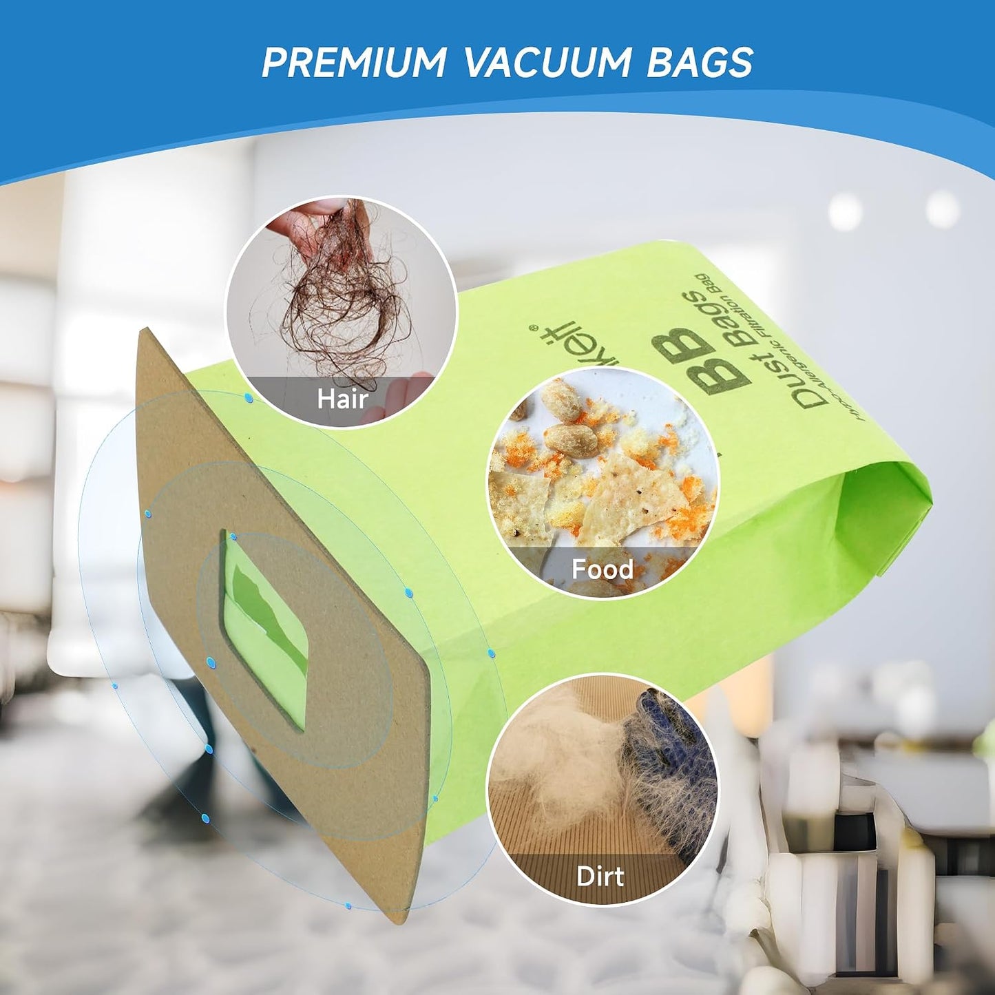 20 Pzas Bolsas Vacío Oreck BB12DW BB180 BB280