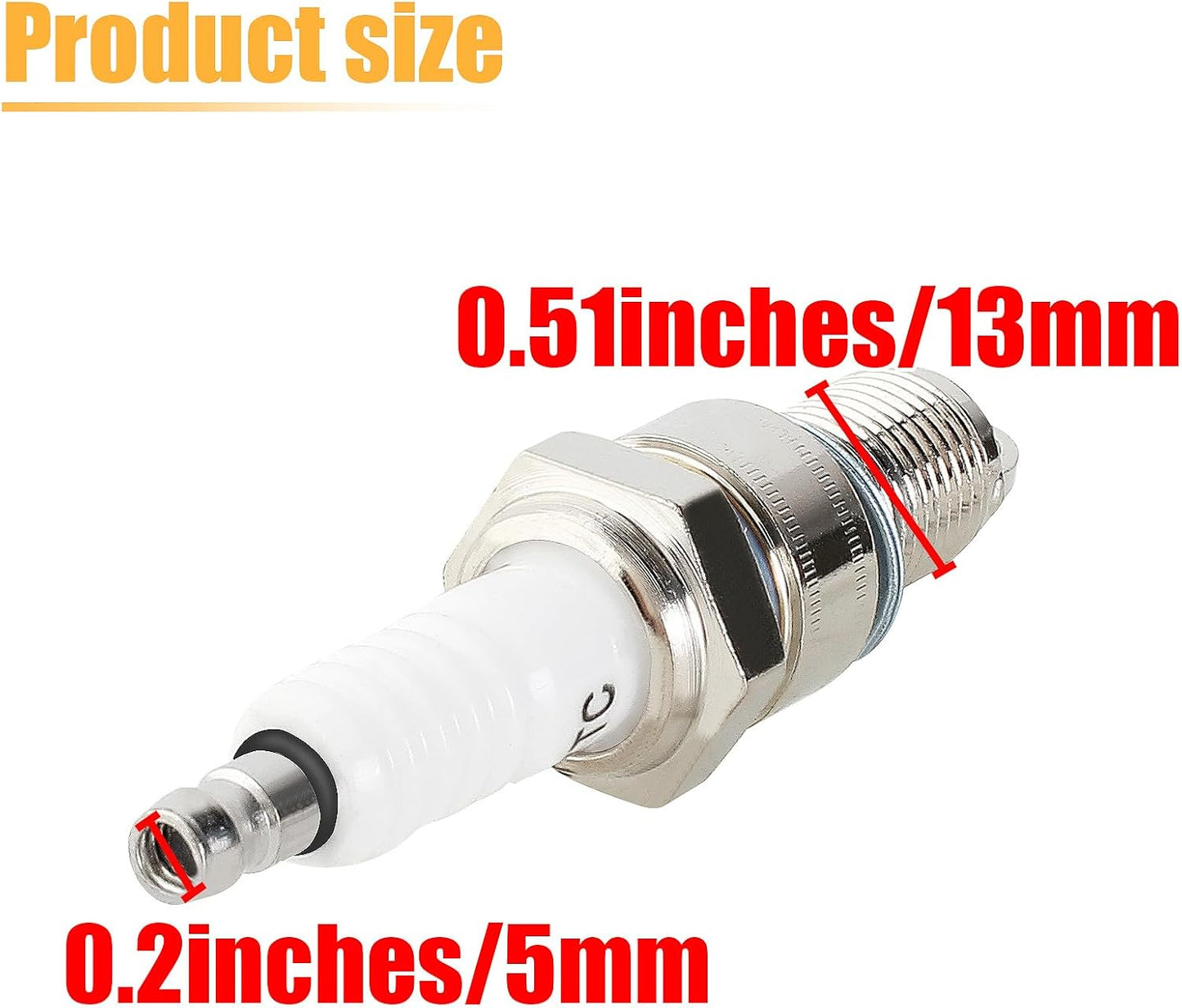 5 Bujías F7TC para Generador GX120-270