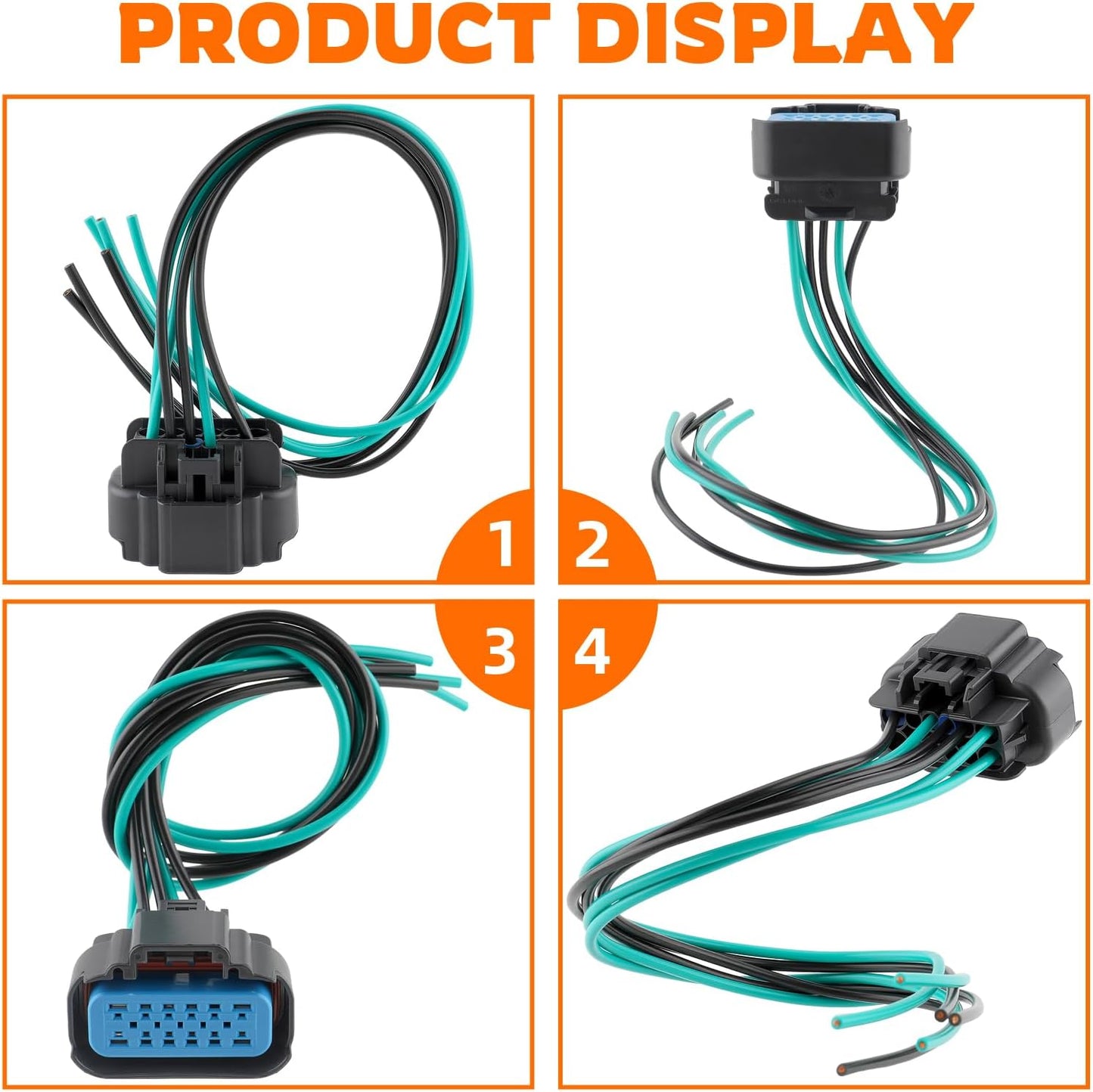 Conector faros 6 cables halógeno Cadillac CTS 08-14