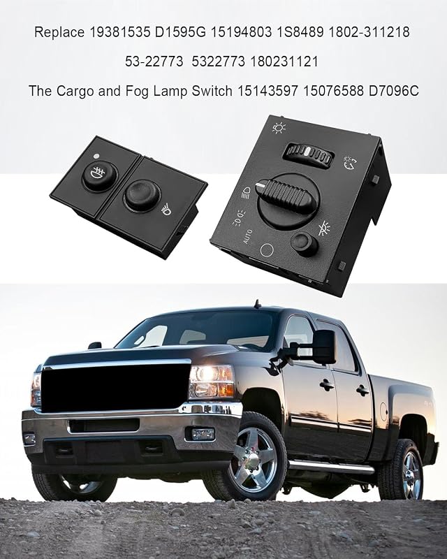 Interruptor faros antiniebla Chevy Silverado Tahoe 03-06