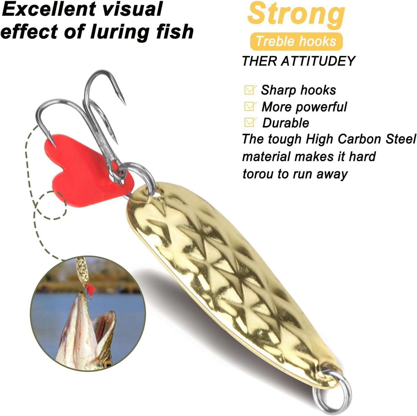Cebo de espina metal para pesca marina con anzuelos triples