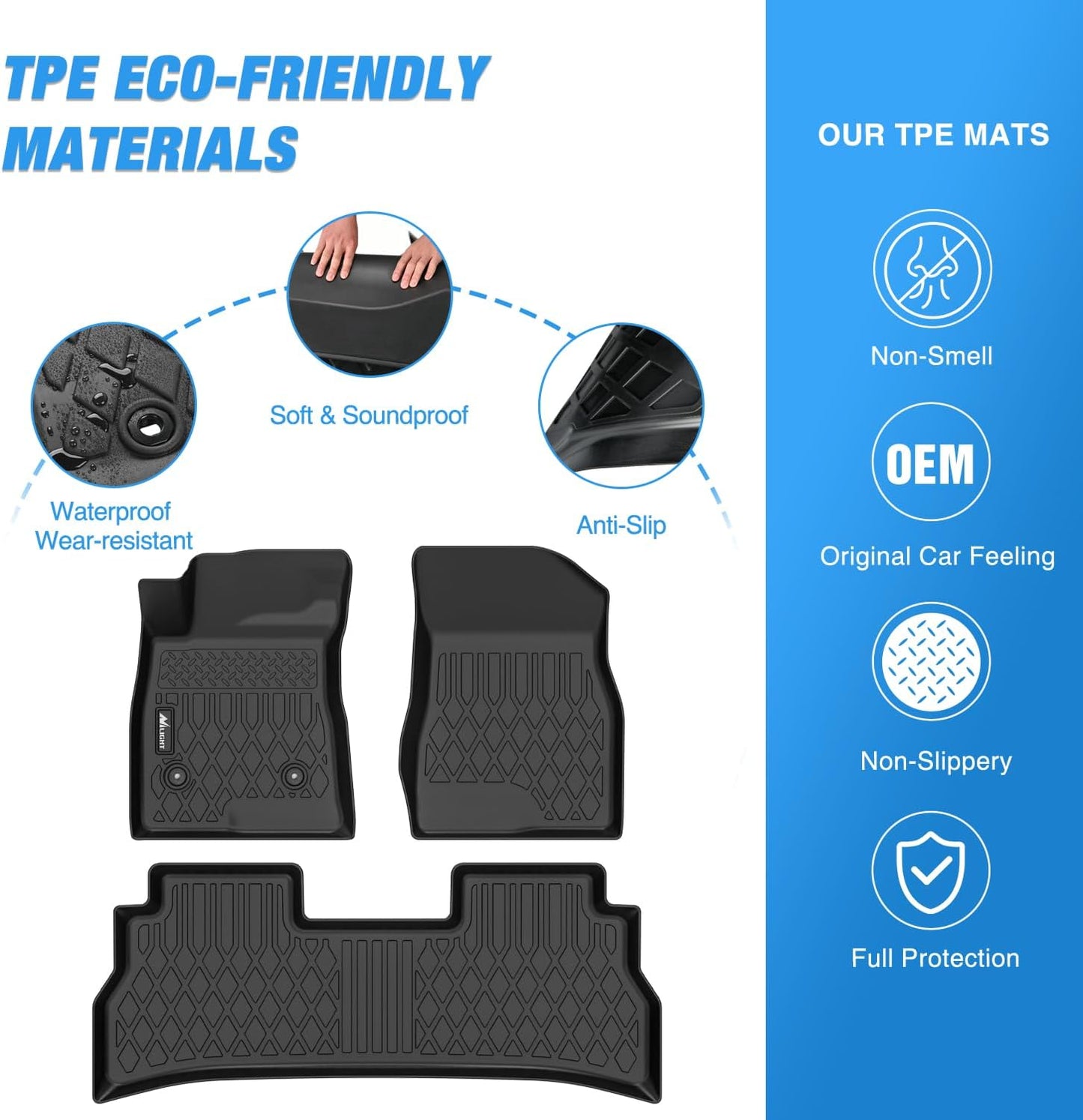 Alfombrillas TPE Chevy Trax Buick Envista resistente clima