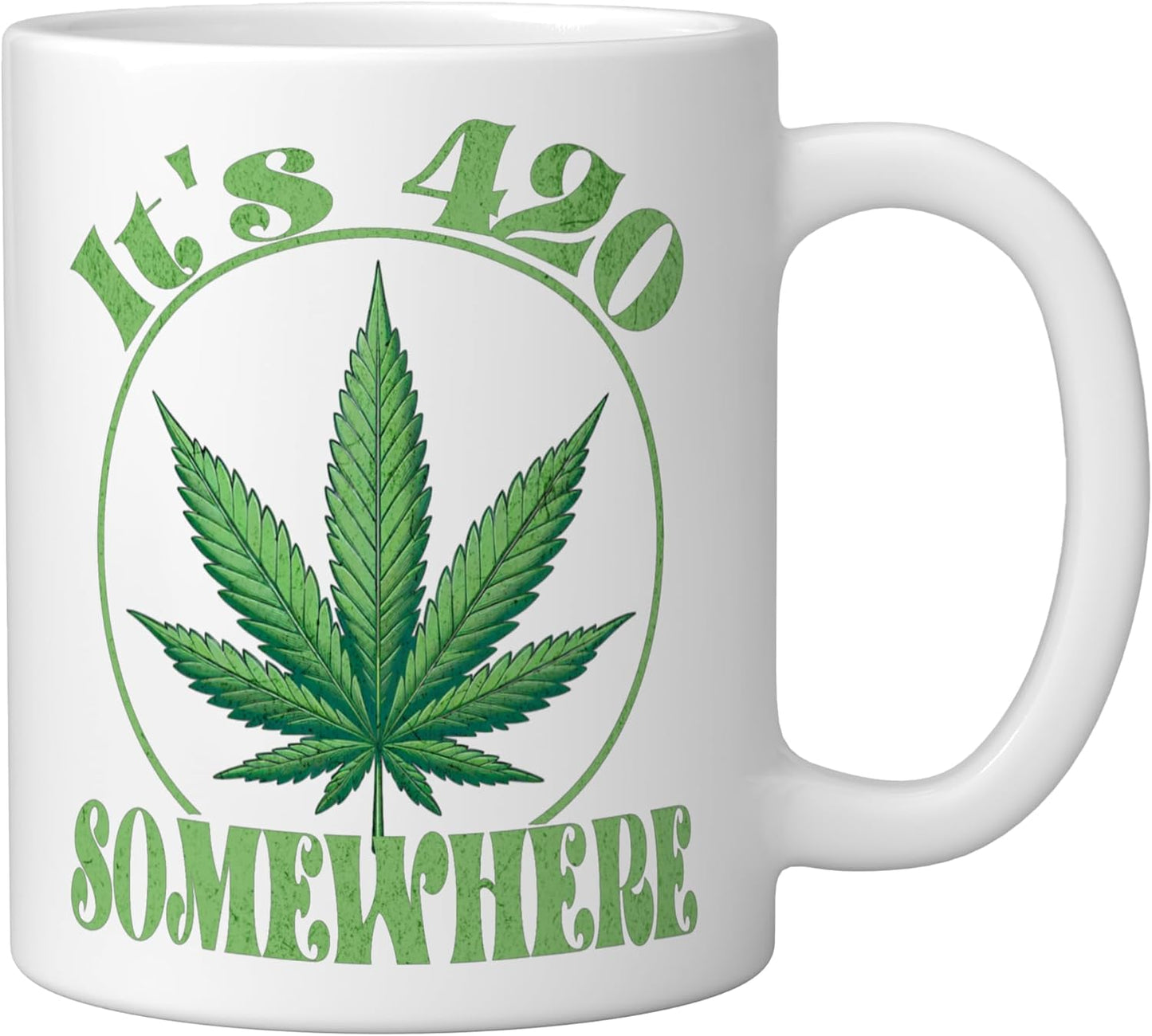 Taza Cerámica Humor 420 Blanco