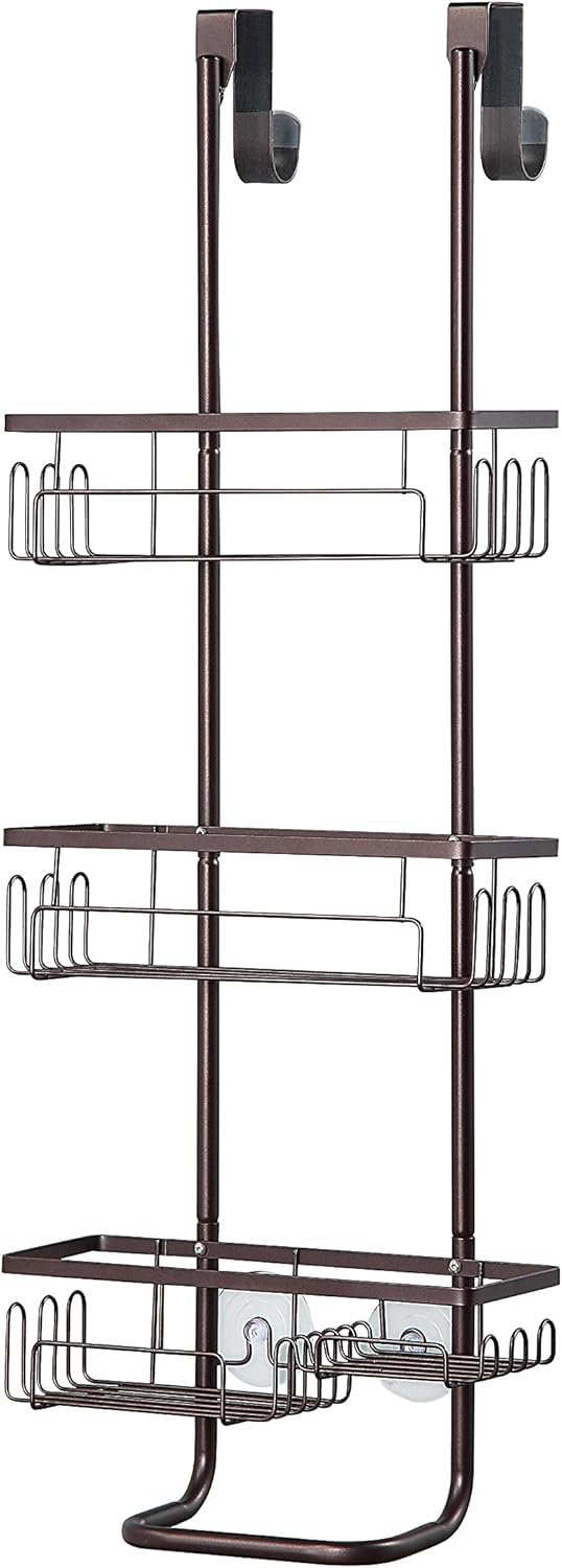 Cesta colgante metal baño para puerta