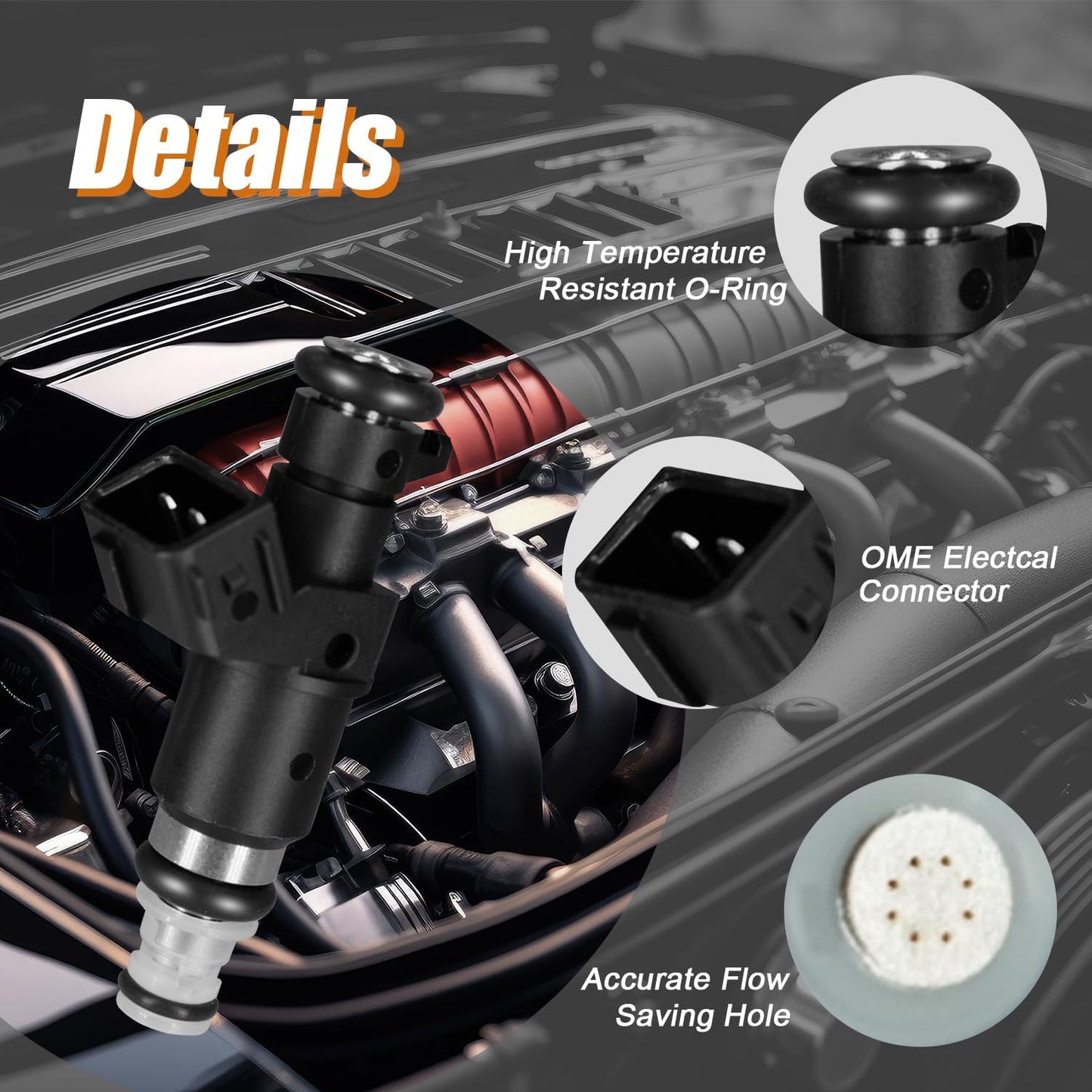 Inyectores combustible FJ484 Acura RSX 05-06 Honda Accord