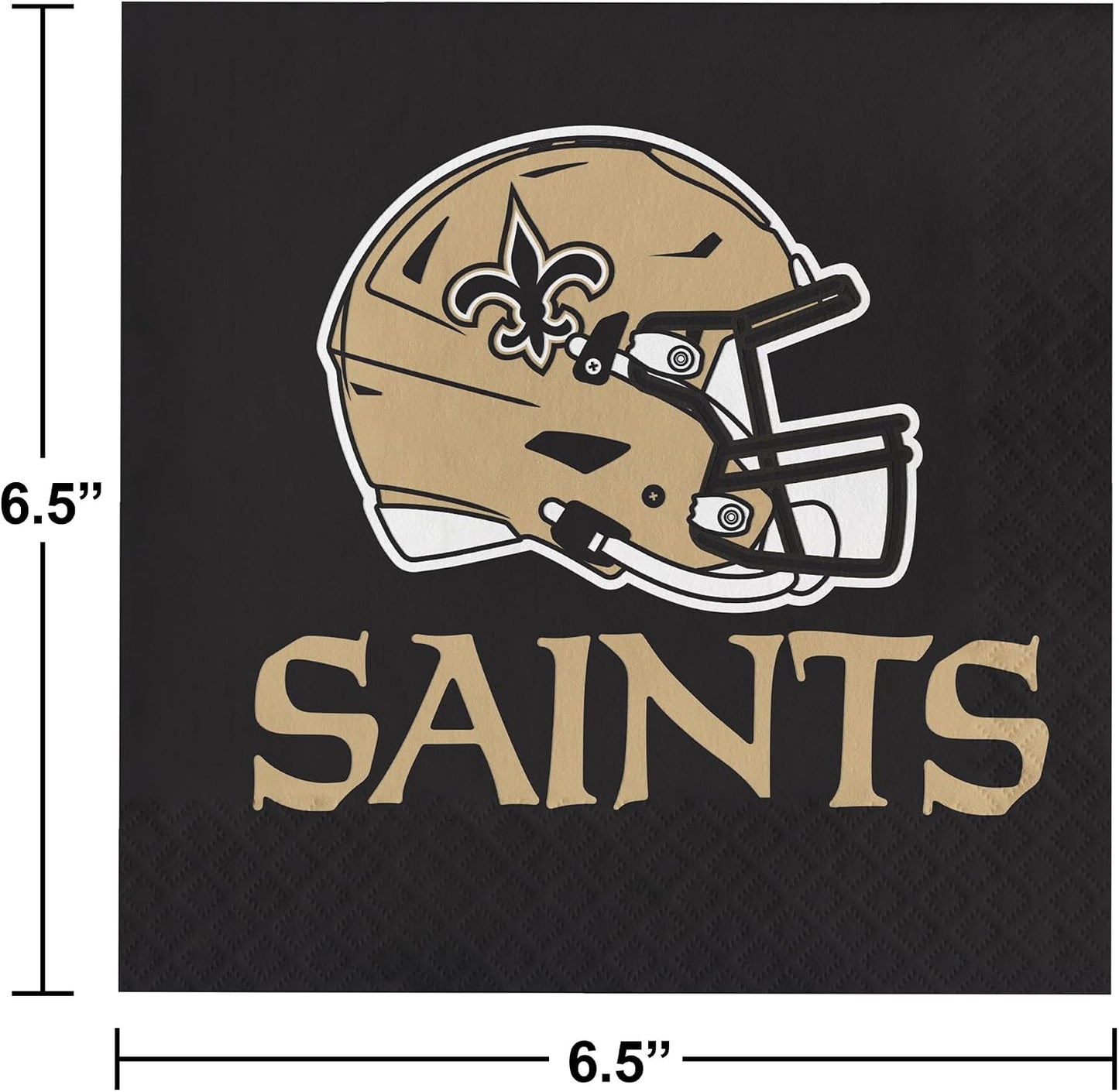 Kit fiesta platos servilletas New Orleans Saints 72 Uds