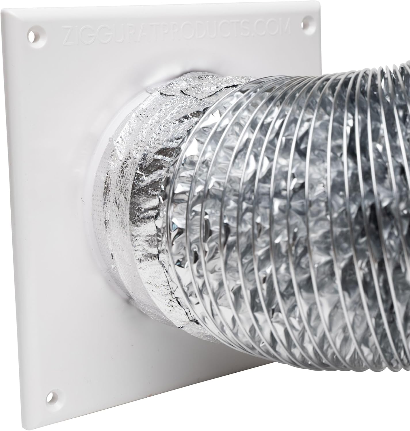 Adaptador placa pared cincha sistema manguera secadora