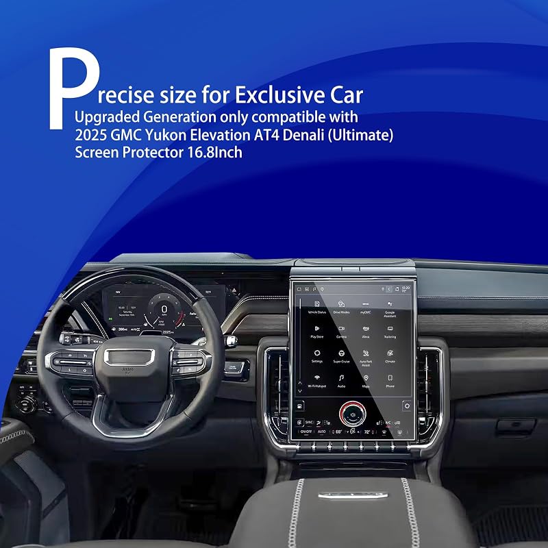 Protector vidrio templado GMC Yukon 16.8pulg 2025