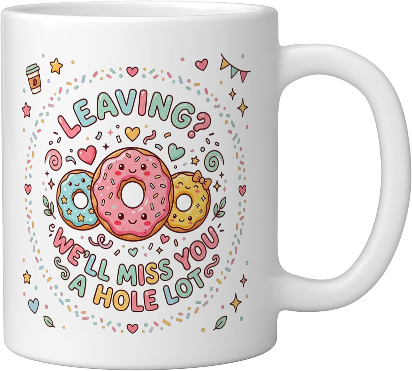 Taza Cerámica Retiro de Oficina Blanca