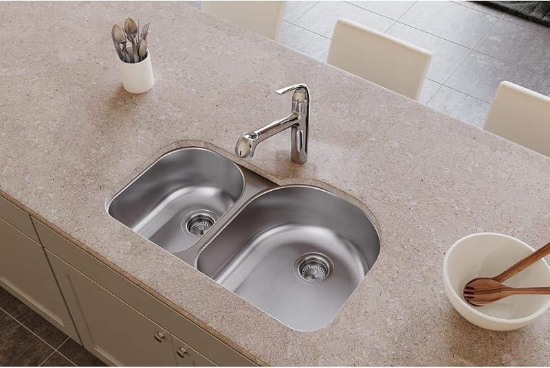 Fregadero acero inox doble cuenco 40/60