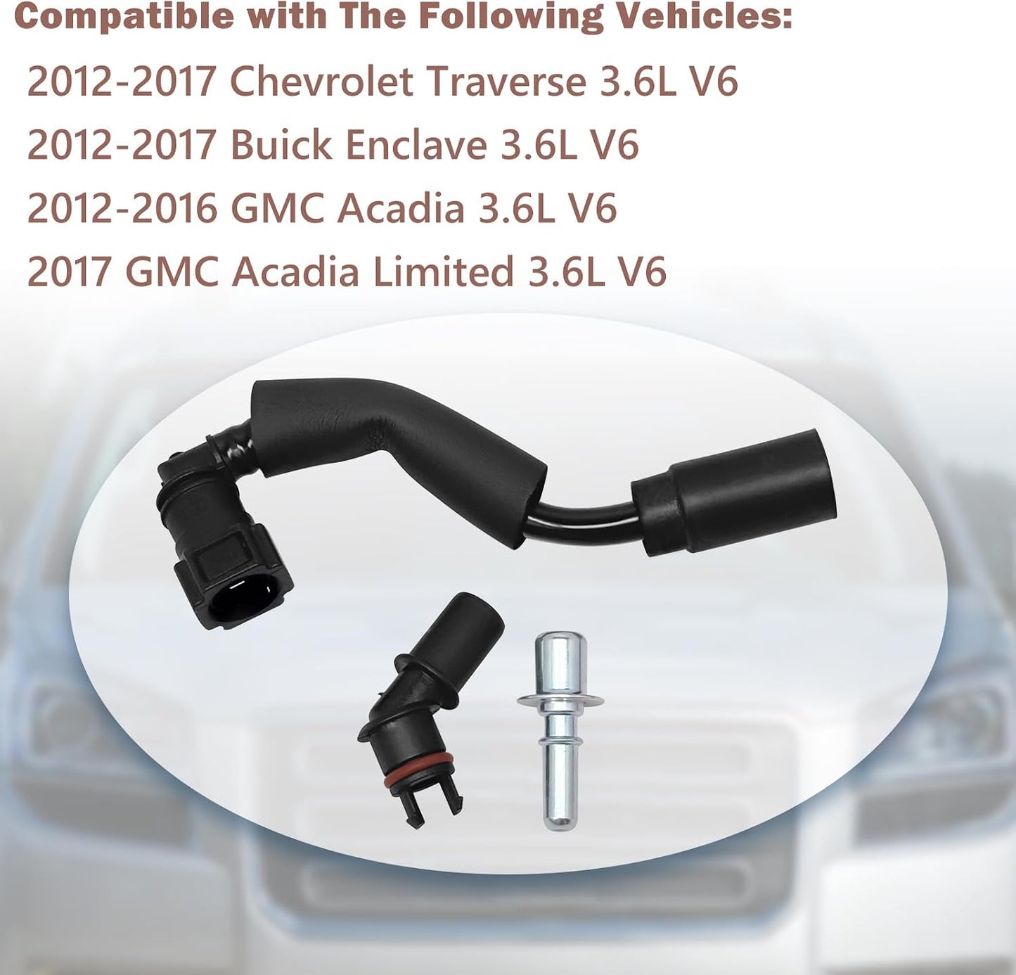 Kit conectores válvula PCV Chevrolet Traverse Buick Enclave