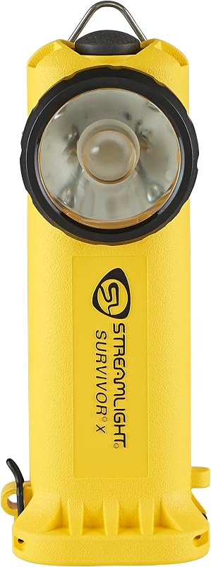 Linterna bombero 250lúmenes color amarillo con cargador