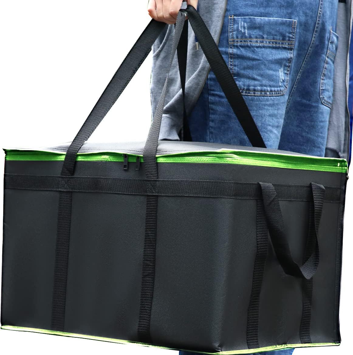 Bolsas compra aisladas XXXL reutiliz. con cremallera