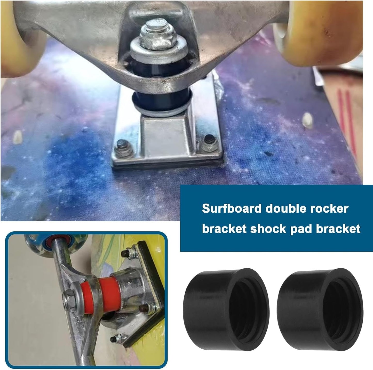 20 Pzas Soporte PU Amortiguador Monopatín Longboard