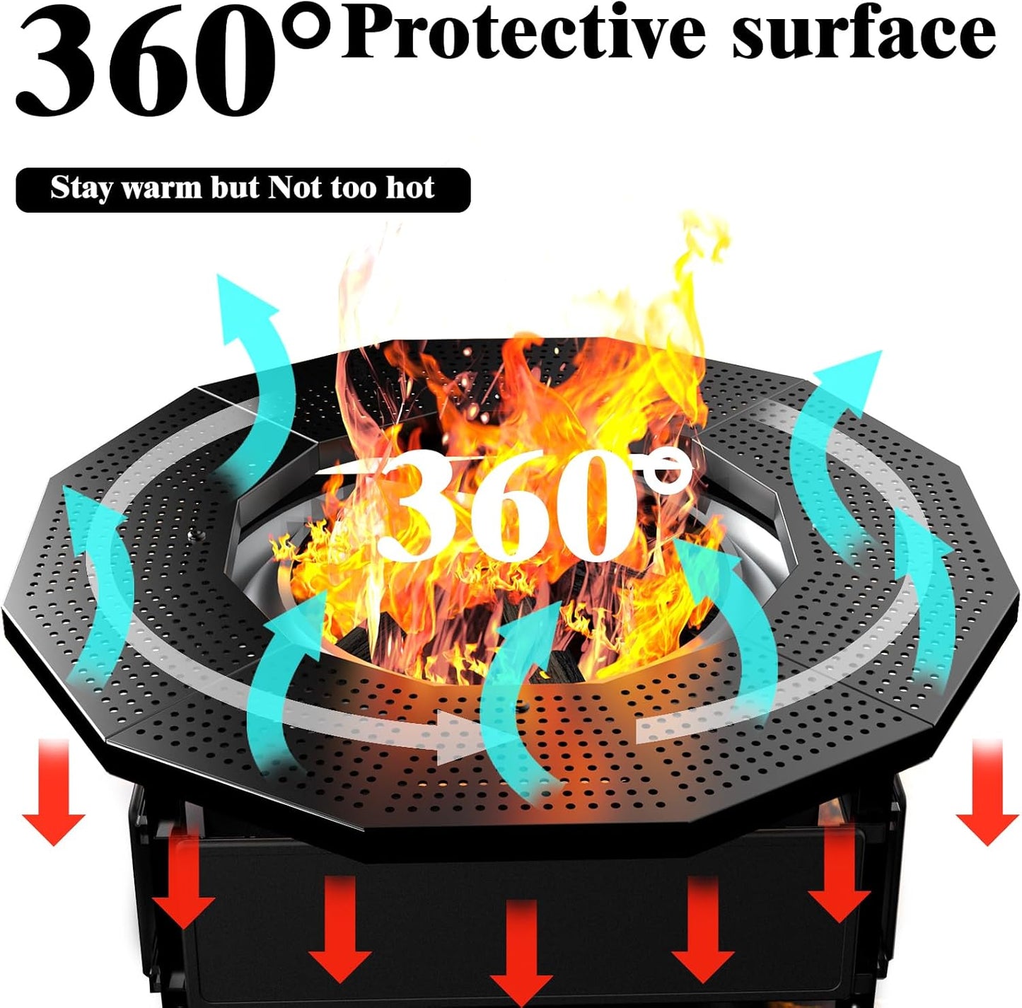 Superficie mesa envolvente para fogata Solo Stove Yukon