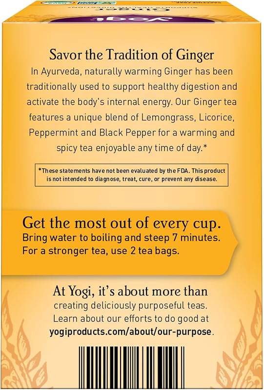 Té jengibre Yogi 1.12oz