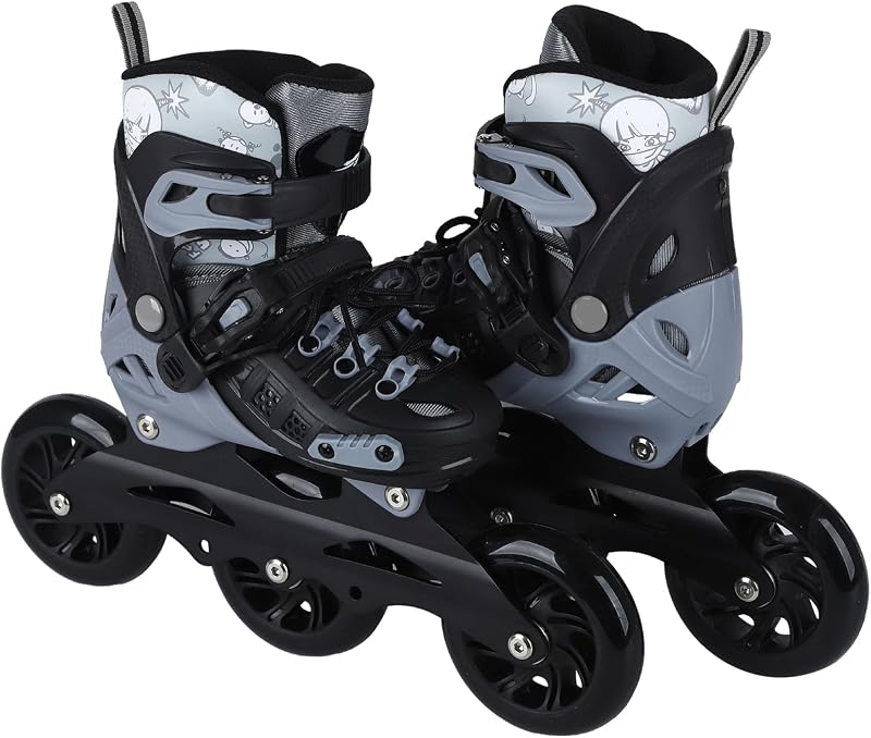 Patines en línea 3 ruedas 3.937pulg ajustables niños