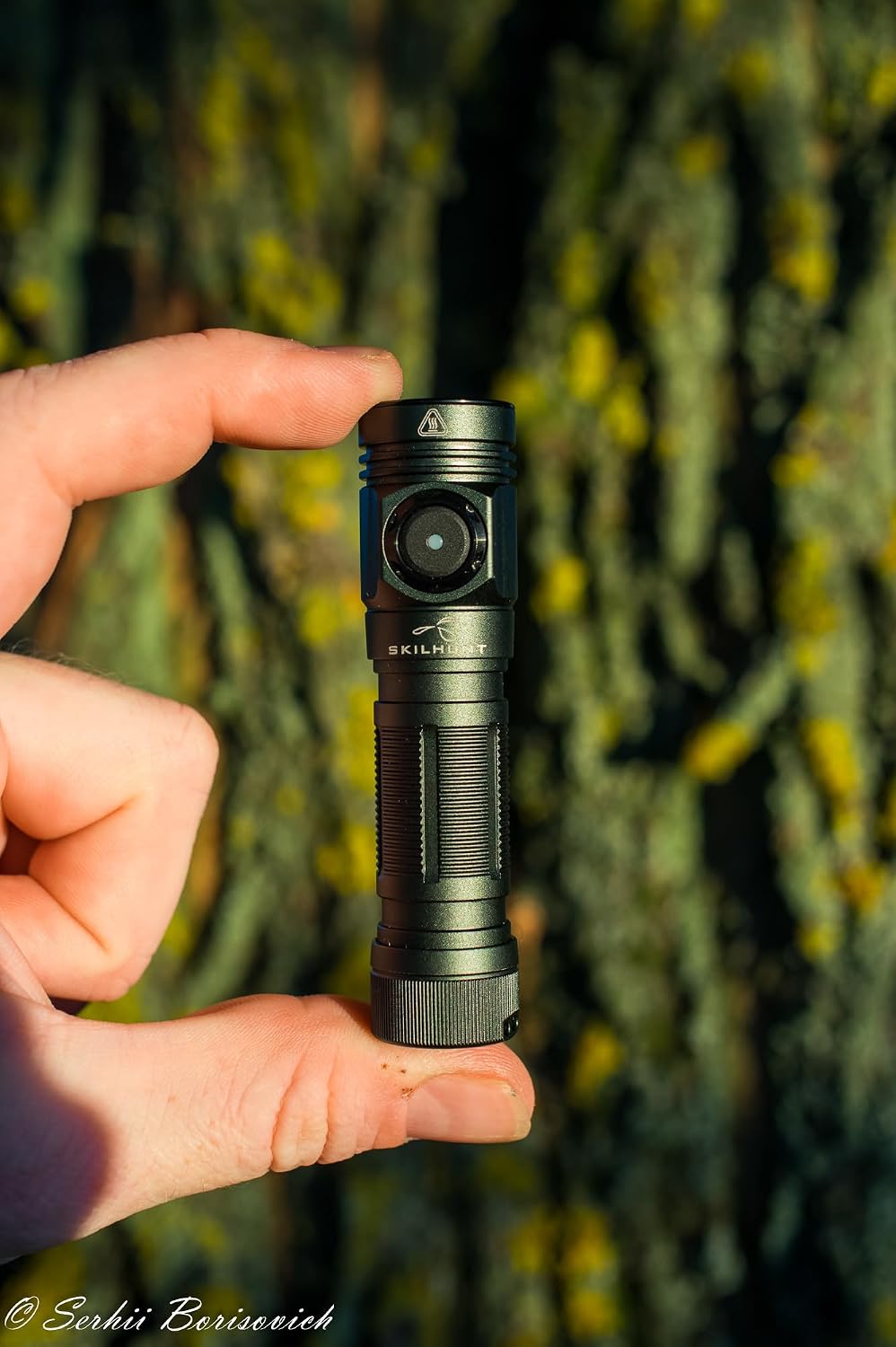 Llavero recargable con linterna mini edc negro