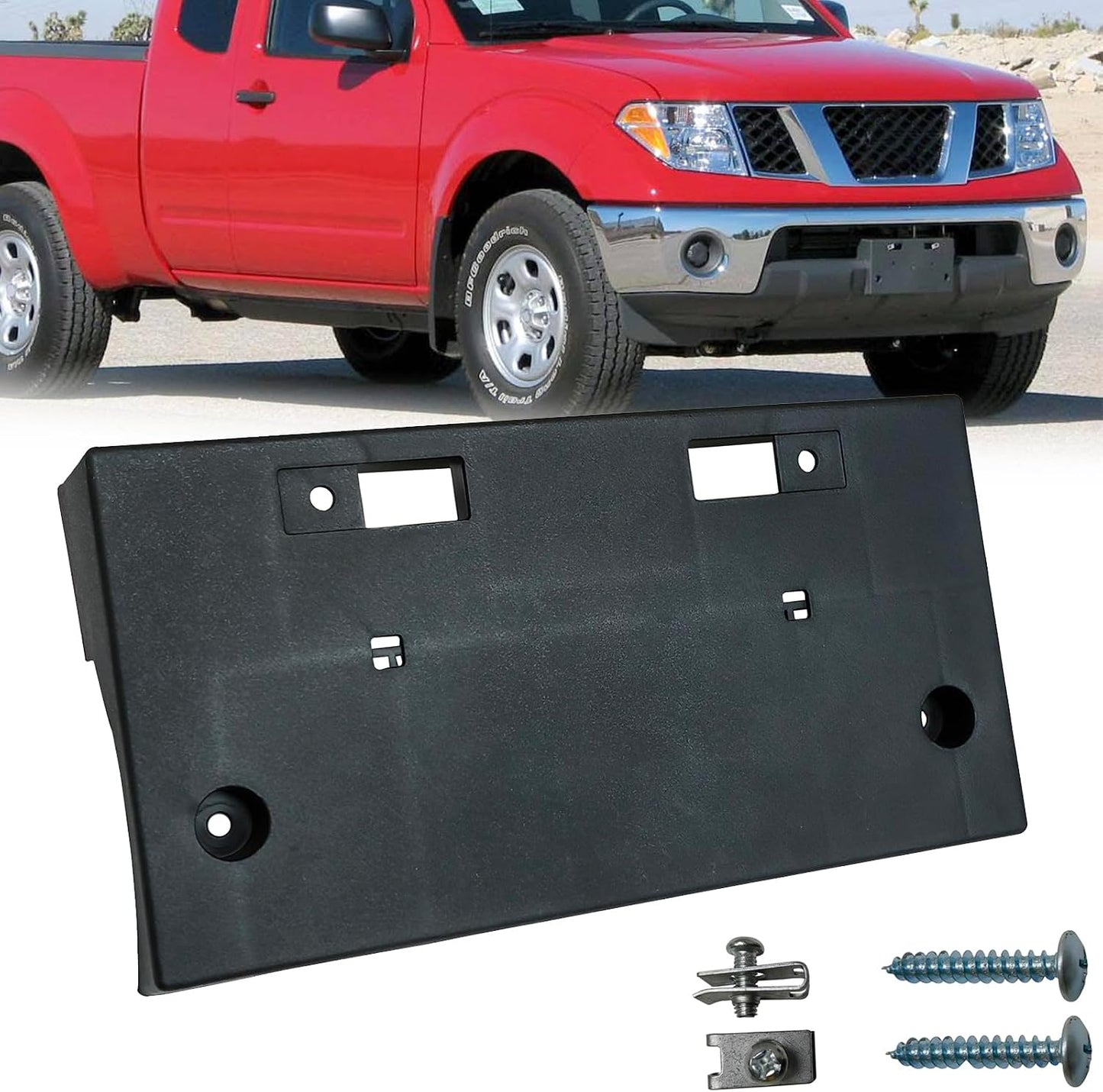 Soporte placa matrícula delantera comp Nissan Frontier 05-19