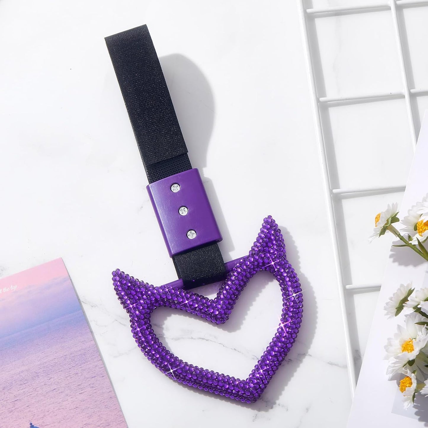 Accesorios auto con corazon para mujer