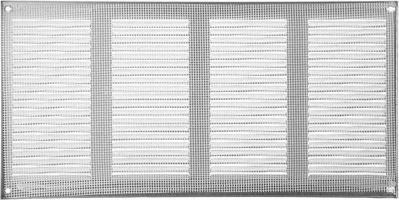 Cubierta ventilación metal rejilla 16x8" pack 2