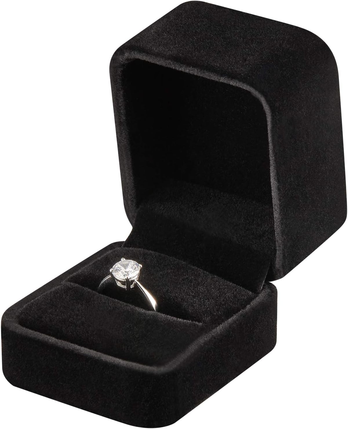 Set 4 Cajas Regalo Terriplejo Joyas con Colgante Arete Negro