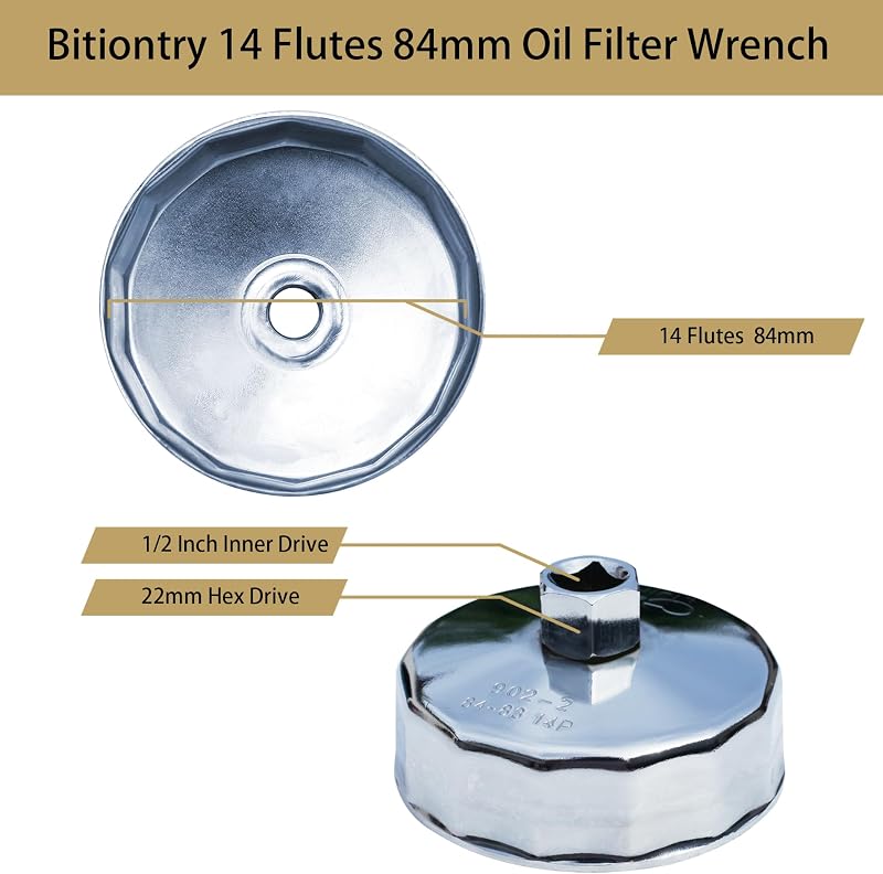 Llave filtro aceite 3.307pulg 14 flautas Sprinter Jeep Dodge