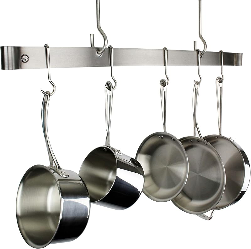 Barra para Techo de Acero Inox 60" para Cocina