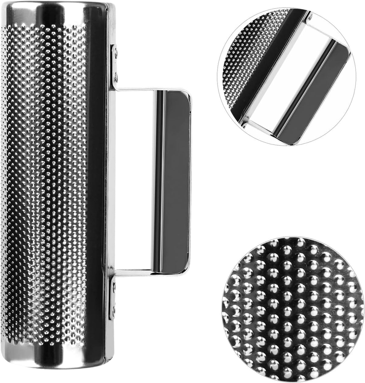Guiro acero inox 83 pulg raspador percusión latina