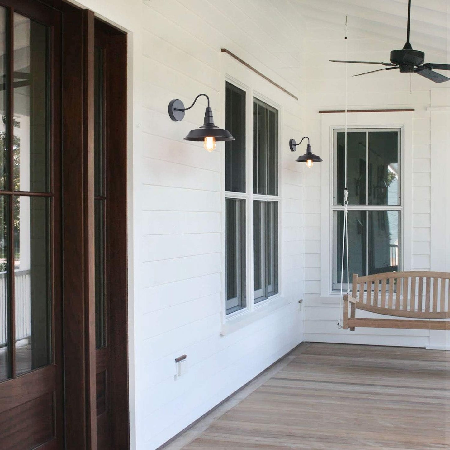 Plafón colgante cuello cisne 60w 120v granero