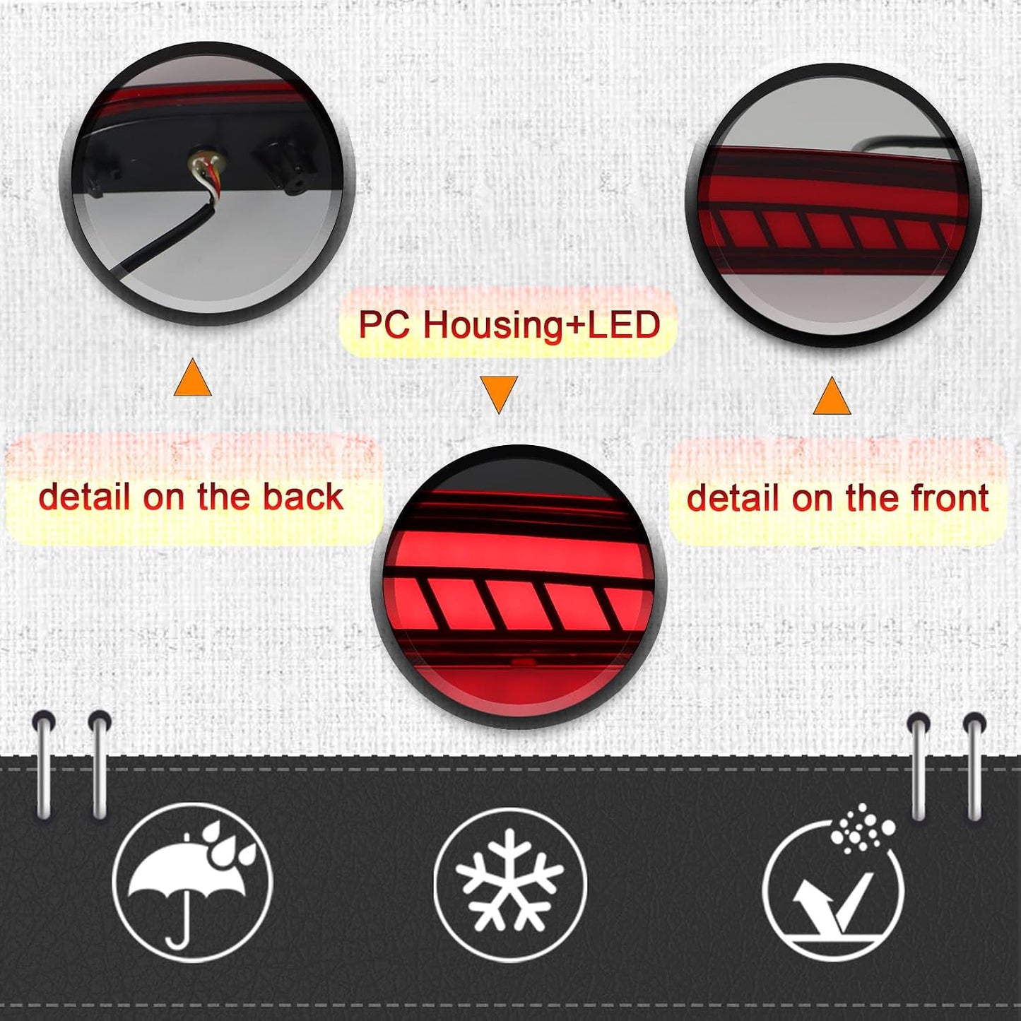 Luz reflectora LED para parachoques Toyota Corolla Cross