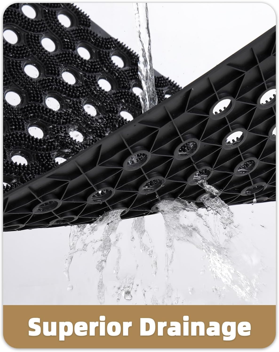 Tapete Bienvenida TPE resistente exterior antiderrap