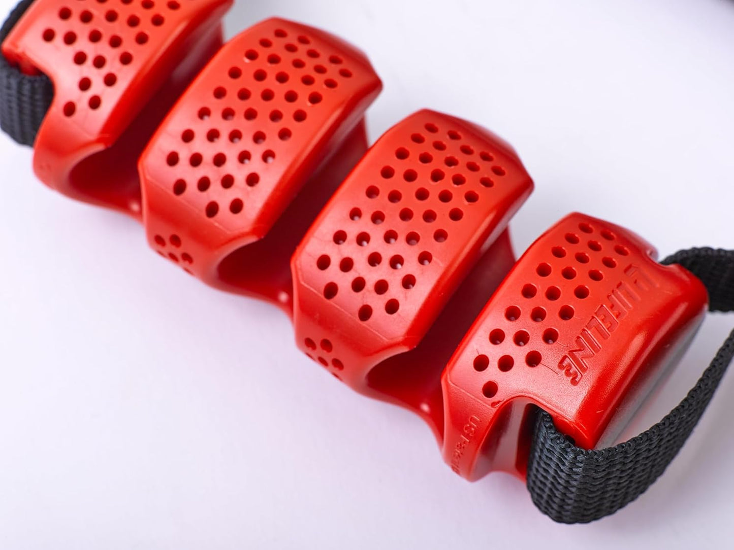 Manija Max Flex con Bolsillo Triple Cable Negro/Rojo 3