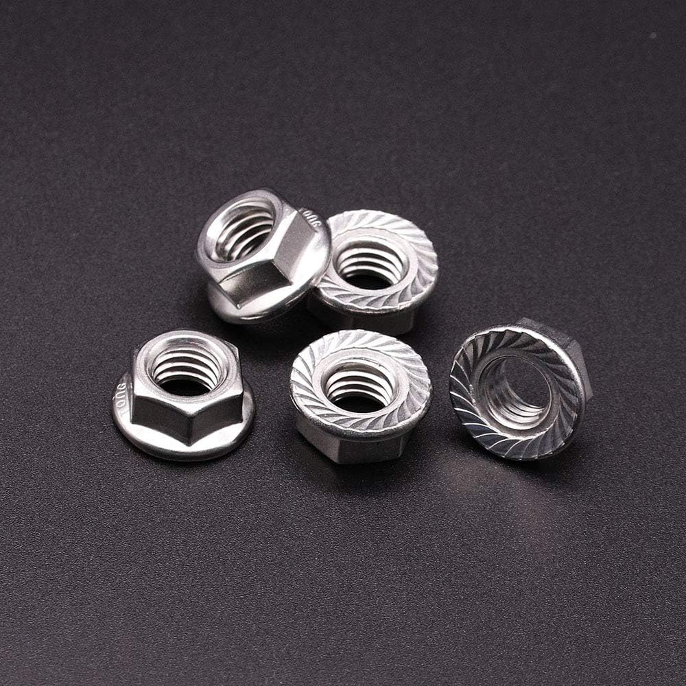 5/16-18 Tuercas Hex 304 Acero Inox 50 Pzas