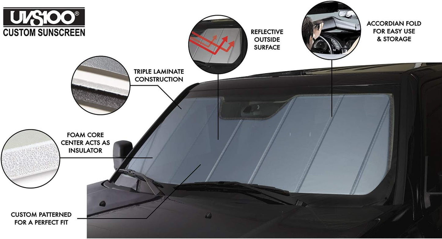 Parasol térmico para parabrisas Lexus IS250/350 azul