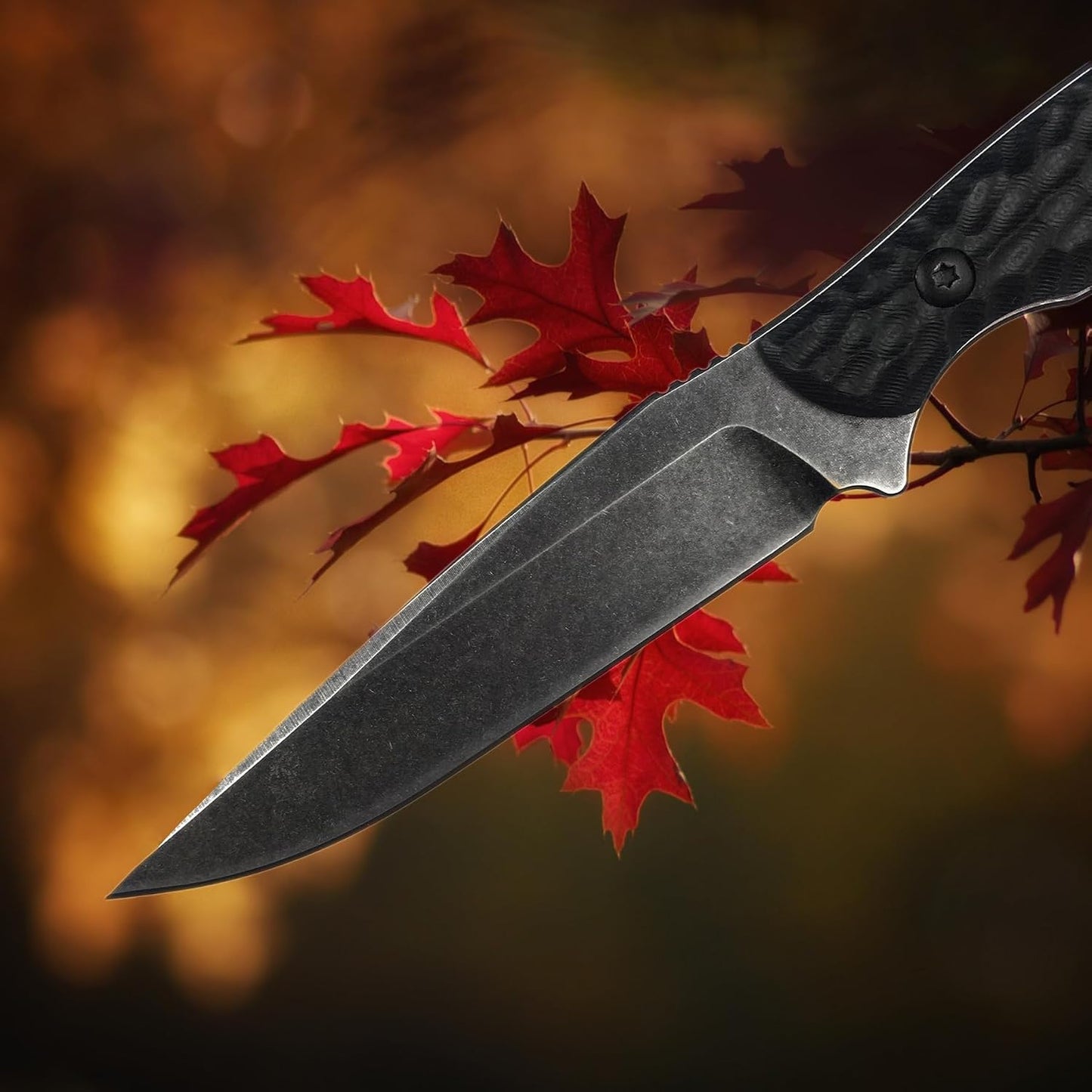 Cuchillo táctico hoja fija 8.23pulg Kydex G10 EDC camping