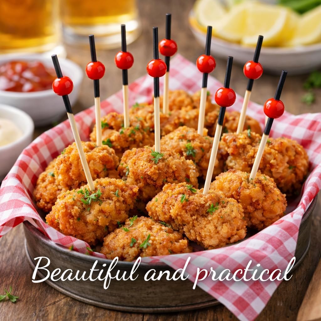 100 Palillos Bambú 4.7pulg Aperitivos Postres
