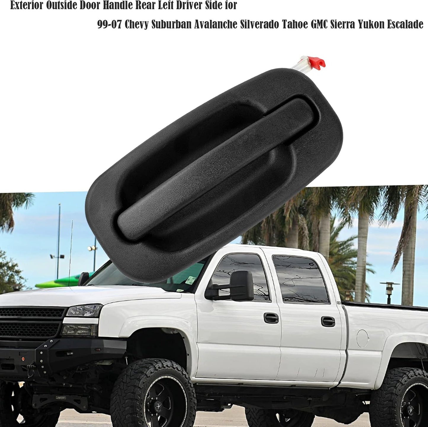 Manija puerta trasera izq Chevy Suburban Silverado