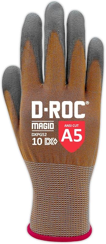 Guantes trabajo DX Technology poliuretano 12 pares talla 9/L