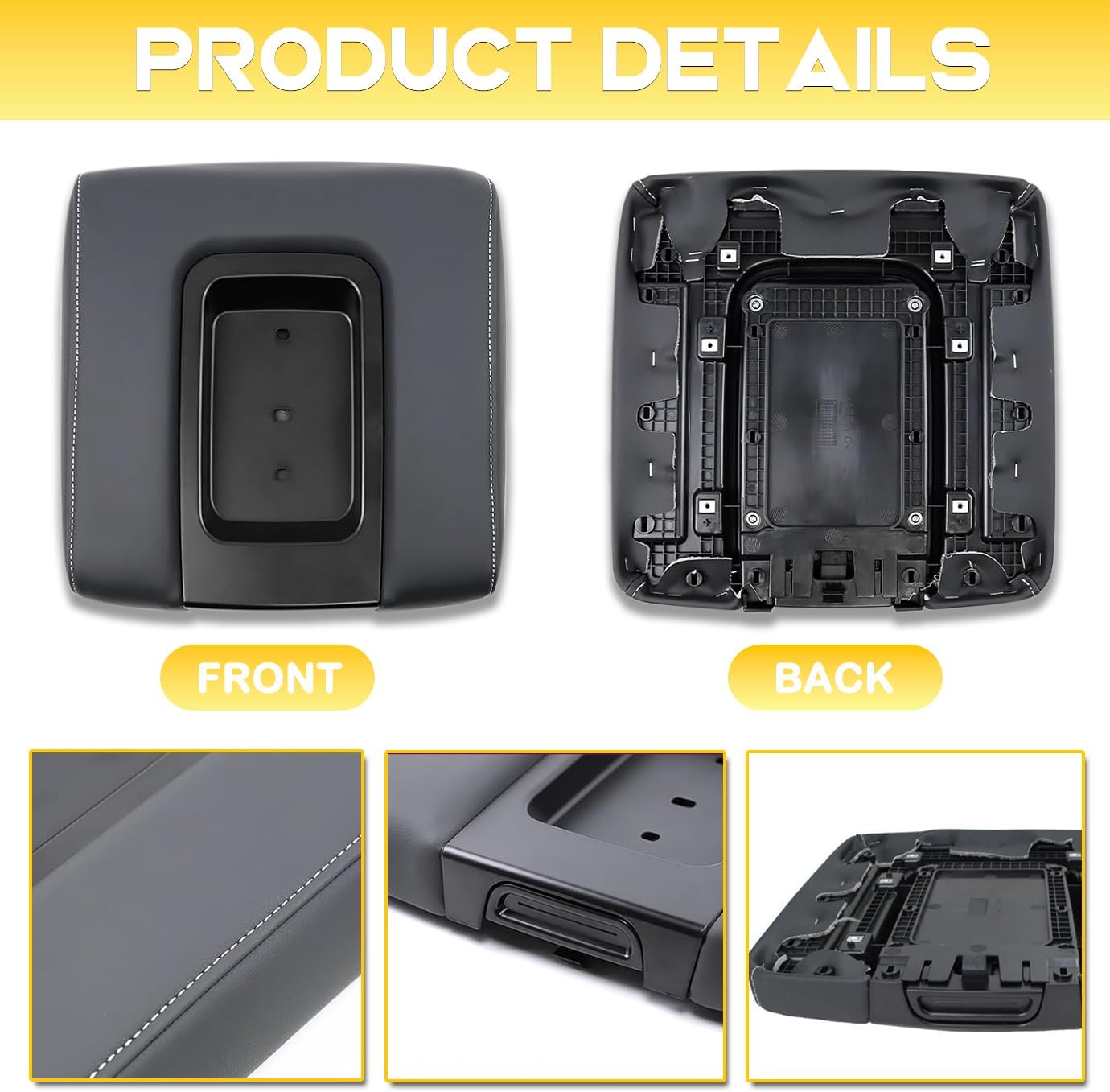 Tapa reposabrazos asiento delantero Chevy Silverado Suburban