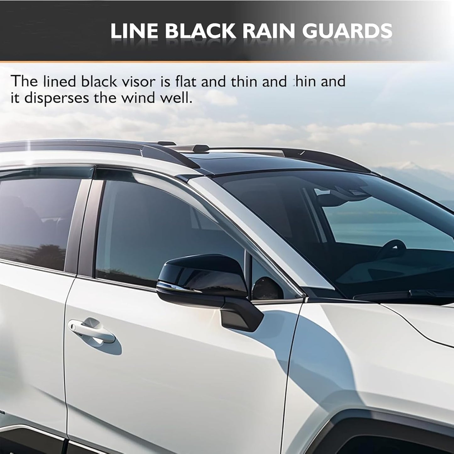 Protectores lluvia Toyota RAV4 19-24 set 6 pzas