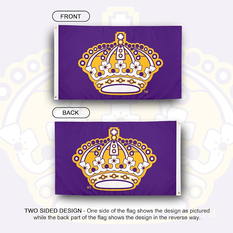 Bandera Los Angeles Kings 3x5ft poliéster interiores