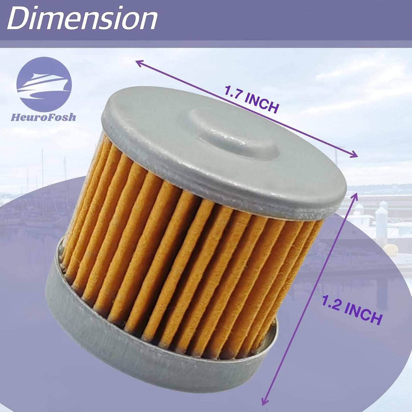 Kit filtro combustible MerCruiser 4 y 6 cil 2.5-4.3L