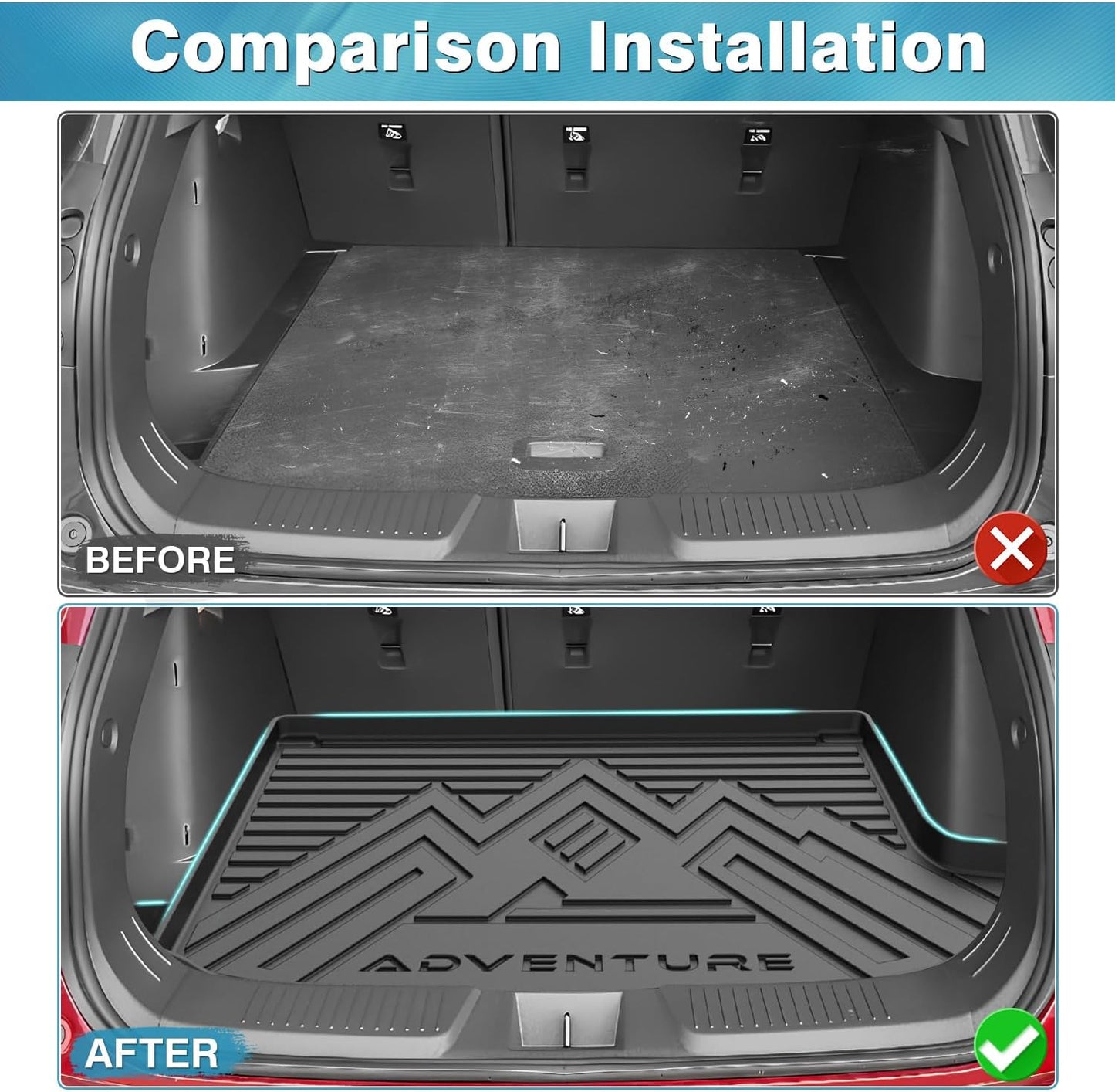 Forro maletero Chevy Trax/Buick Envista 2024-25 negro