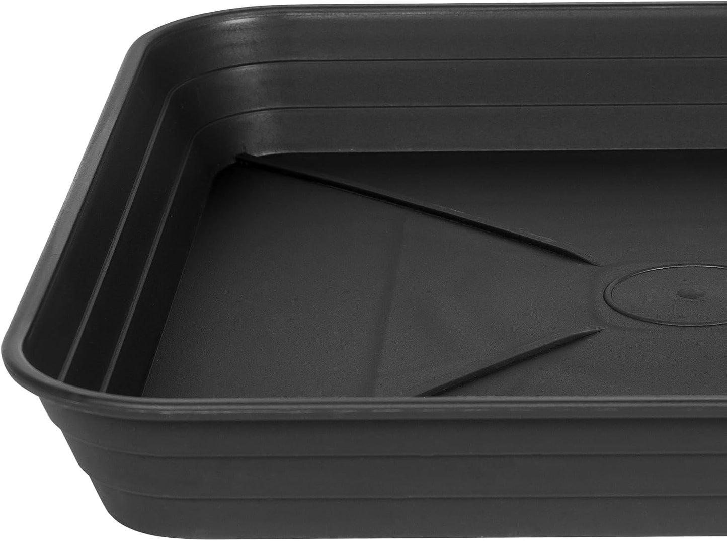 4 Pzas Bandejas Plástico 8-20pulg para Plantas