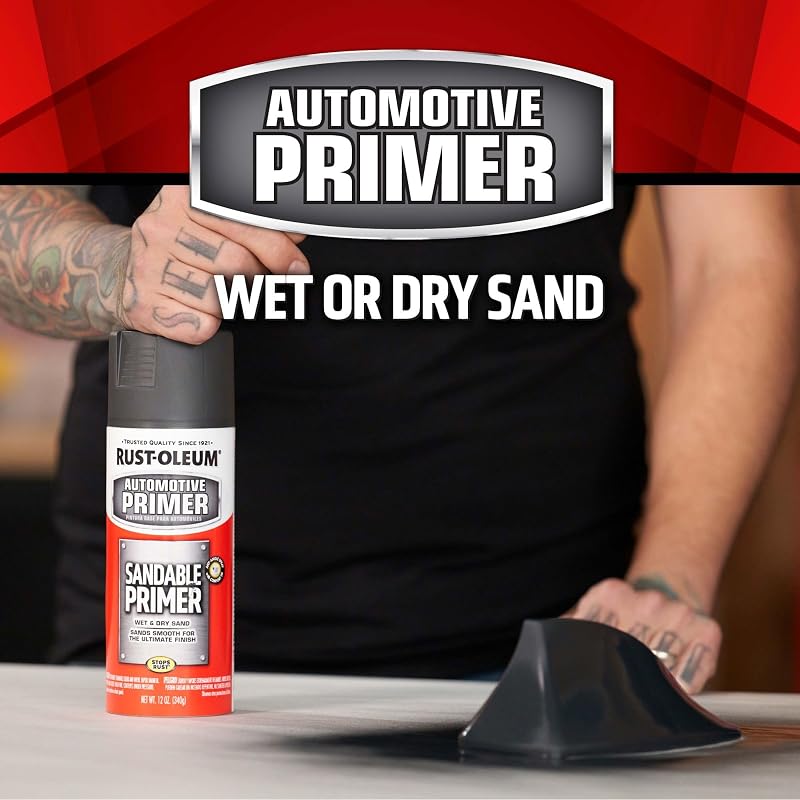 Spray imprimación lijable automotriz 12oz gris pack 2
